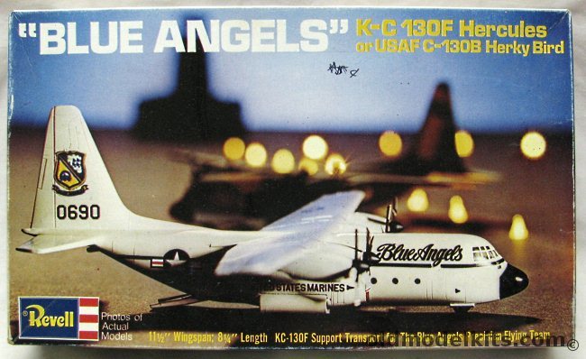 Revell 1/144 KC-130F C-130B Hercules - Blue Angels 'Fat Albert' Marines  or USAF, H148 plastic model kit